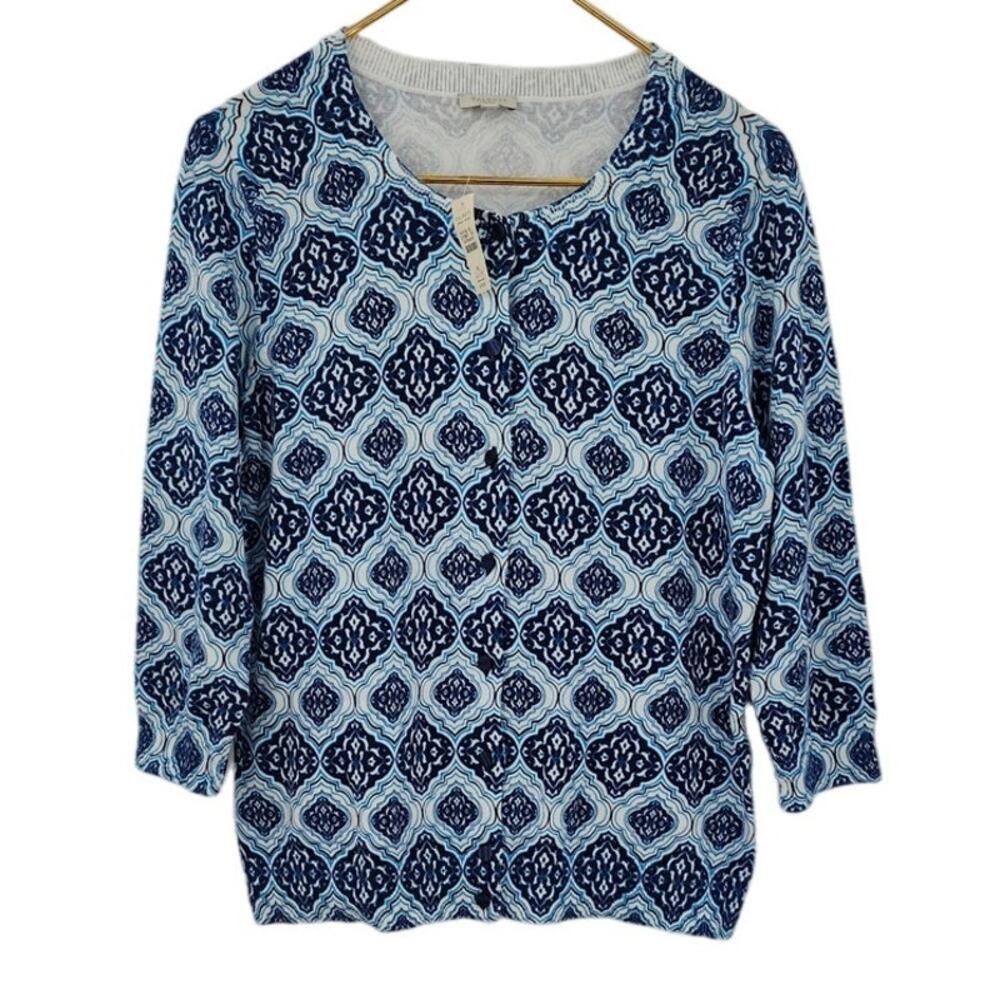 New NWT Talbots Women's Button Front Cardigan Sweater Large‎ Petite